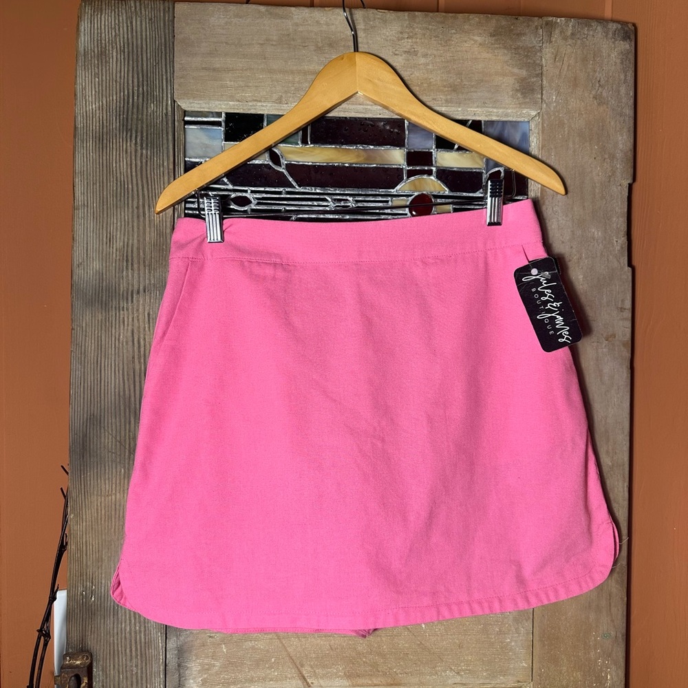 Pink Jules and James Large Women's Skort Barbie core